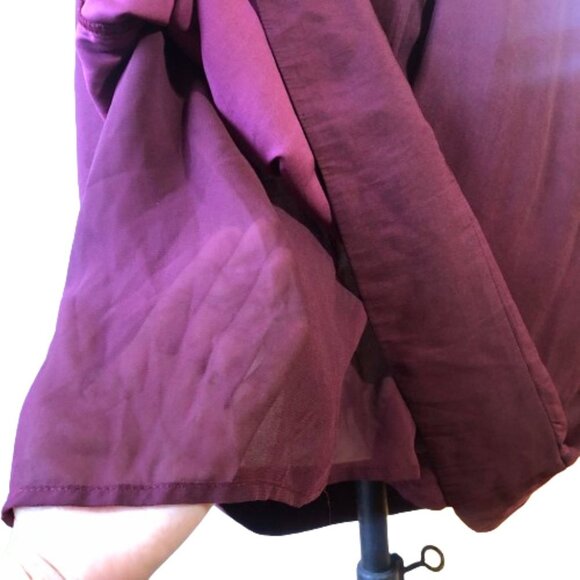 Anthropologie Maeve Ingrid Velvet Tunic Dress in Burgundy - Picture 12 of 16